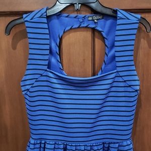 Blue baby doll dress